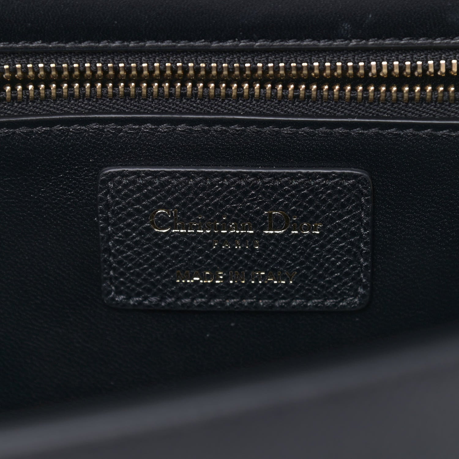 Christian Dior Grained Calfskin Embossed 30 Montaigne Chain Bag Black 5 of 8