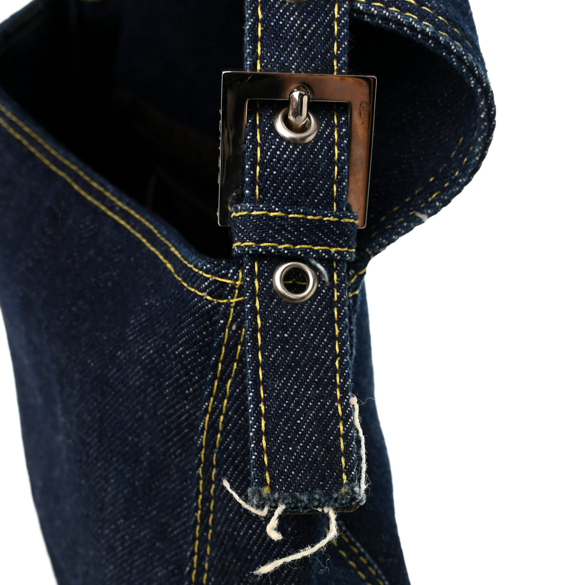 Fendi Denim Mama Baguette Blue 11 of 11