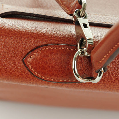 Hermes Buffle Skipper Kelly Retourne 35 Marron Glace 18 of 19