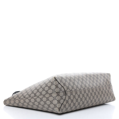 Gucci GG Supreme Monogram Large Reversible Tote Beige Black 6 of 19