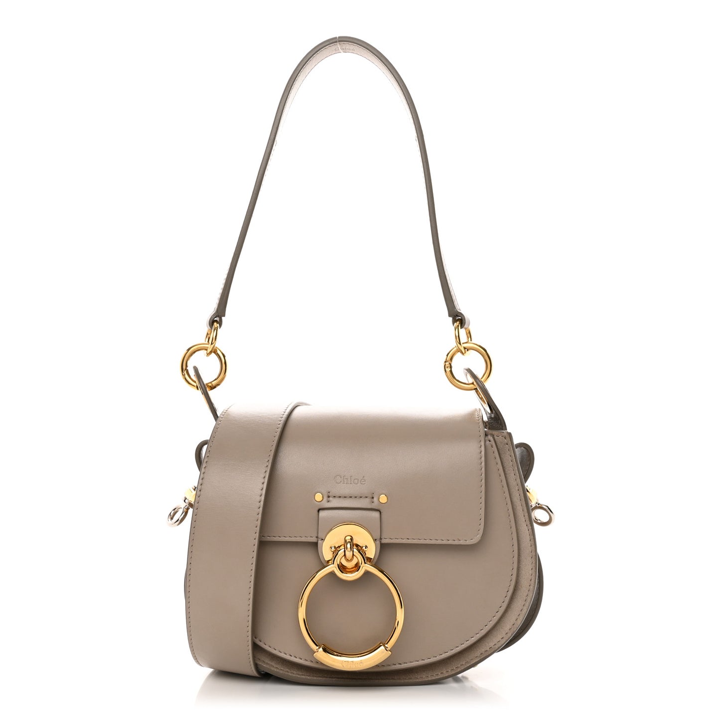 Calfskin Small Tess Bag Motty Grey