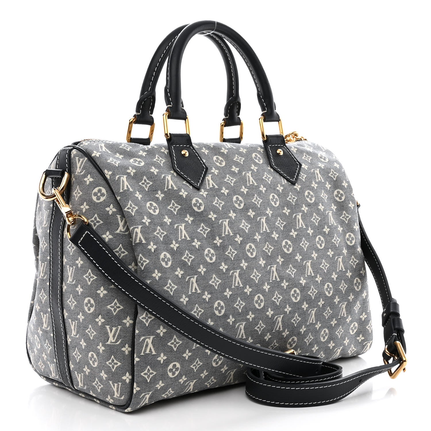 Louis Vuitton Monogram Idylle Speedy Bandouliere 30 Encre 3 of 9