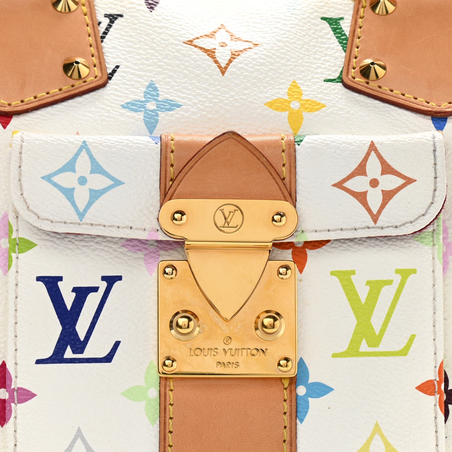Louis Vuitton Monogram Multicolor Speedy 30 White 7 of 11