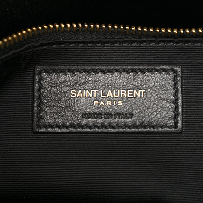 Saint Laurent Calfskin Y Quilted Monogram Medium Loulou Chain Satchel Black 6 of 11