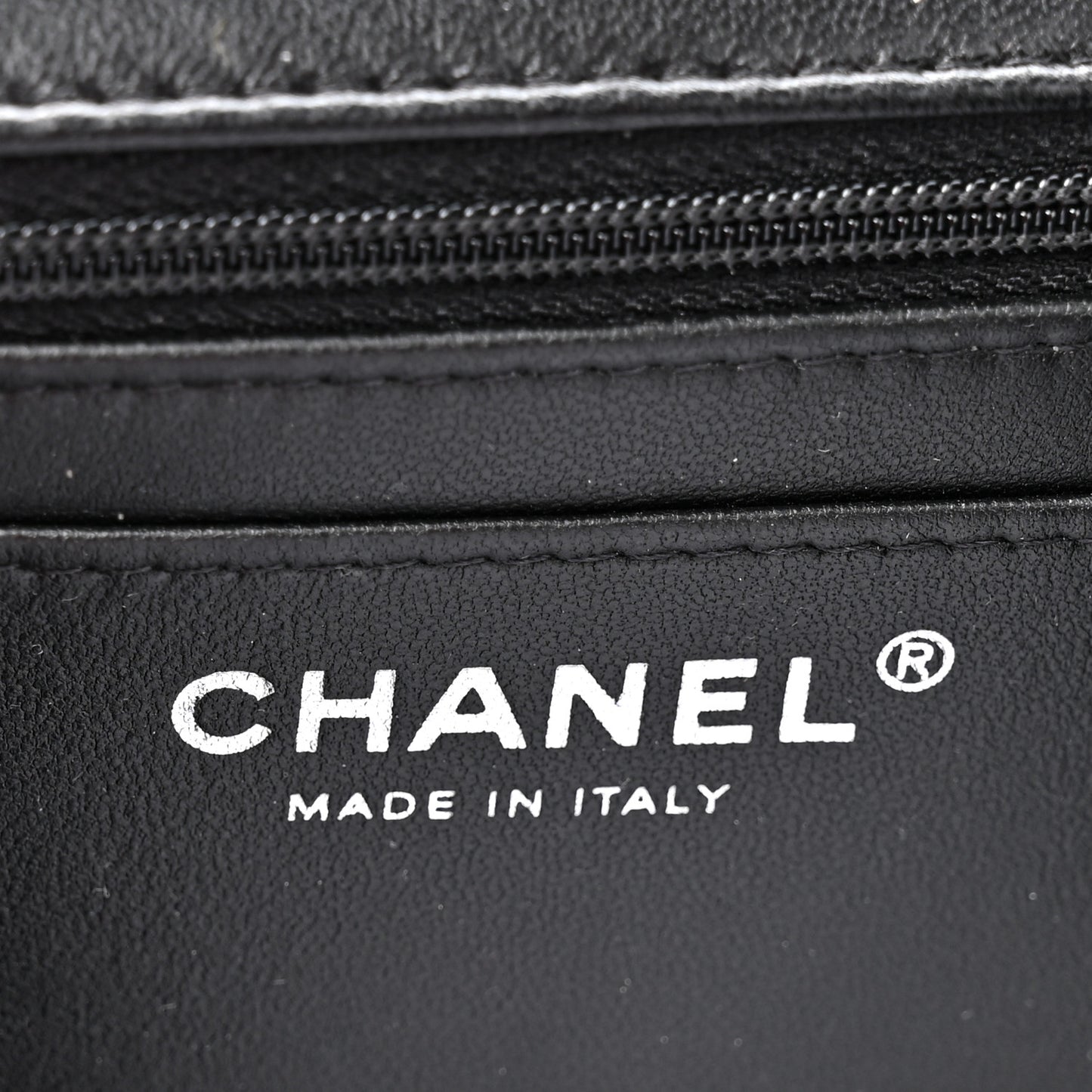 Lambskin Quilted Mini Top Handle Rectangular Flap So Black