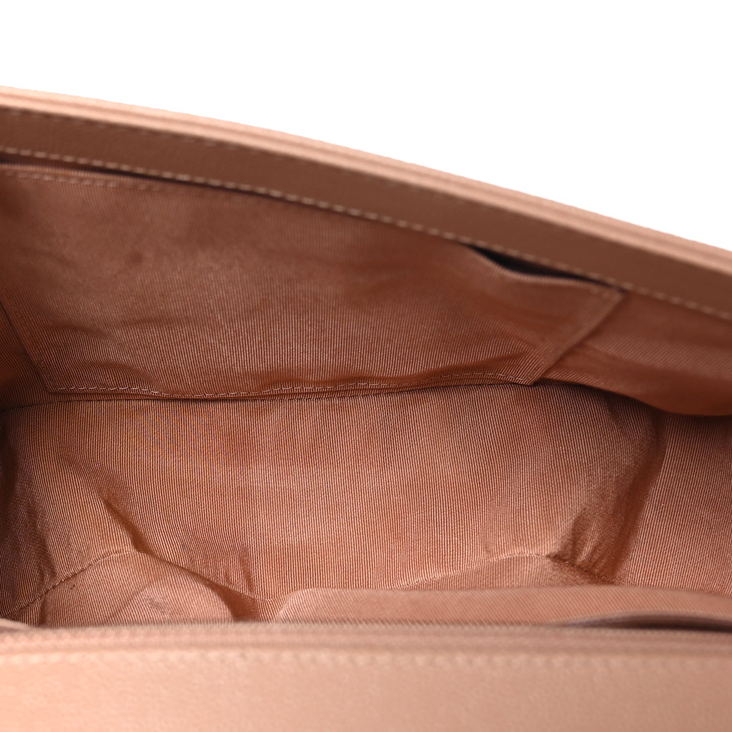 Caviar Quilted Medium Boy Flap Beige