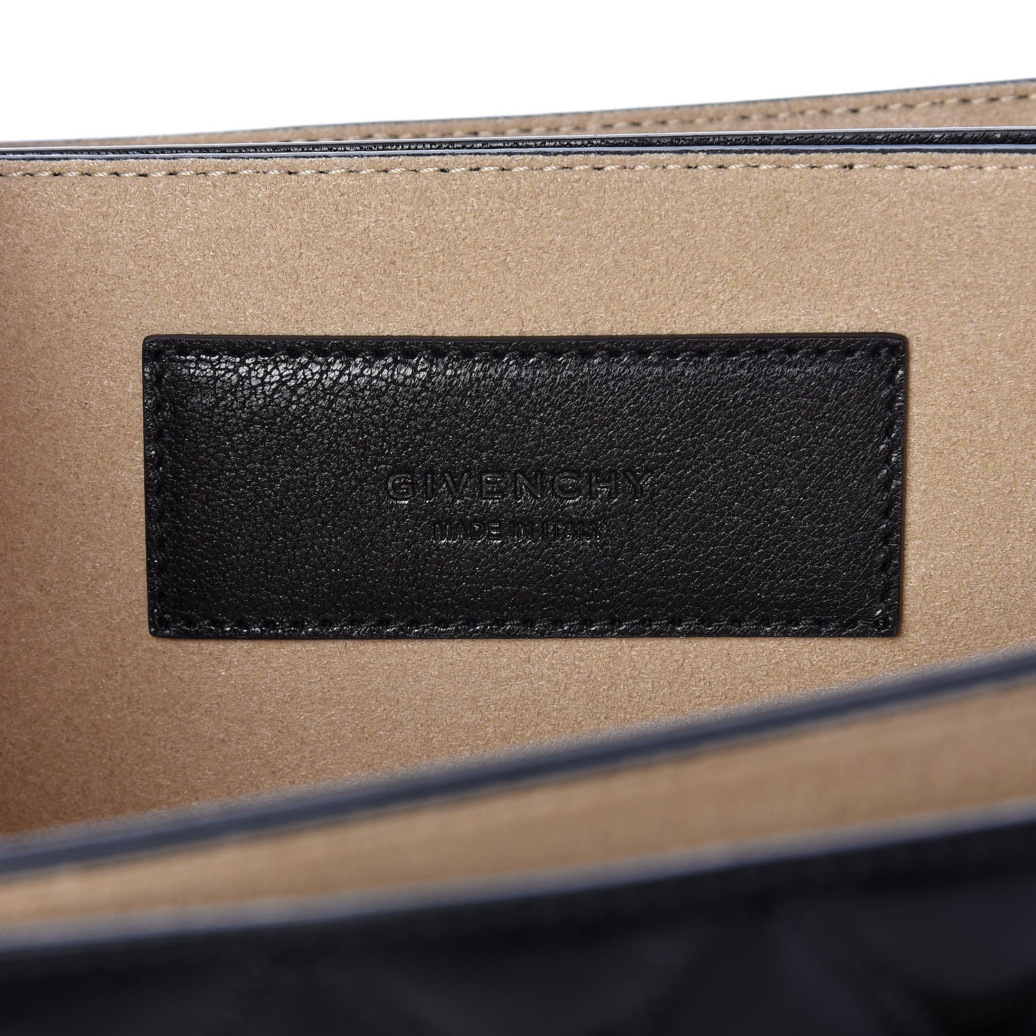Givenchy Goatskin Quilted Medium GV3 Shoulder Bag Black 6 of 9