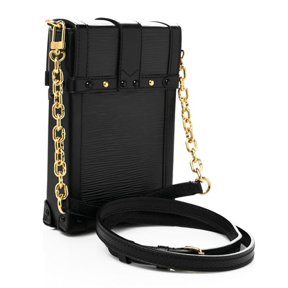 Louis Vuitton Epi Pochette Trunk Verticale Black 3 of 10