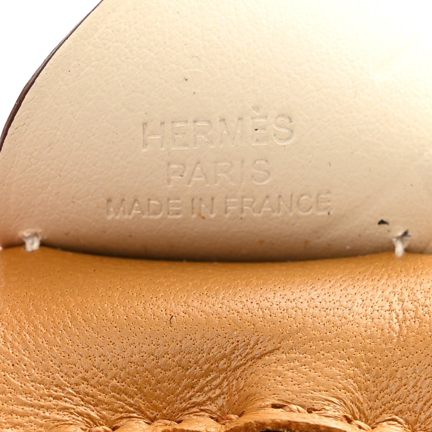 Hermes Milo Lambskin Grigri Rodeo Pegase Horse Bag Charm PM Sesame Black Nata 3 of 5