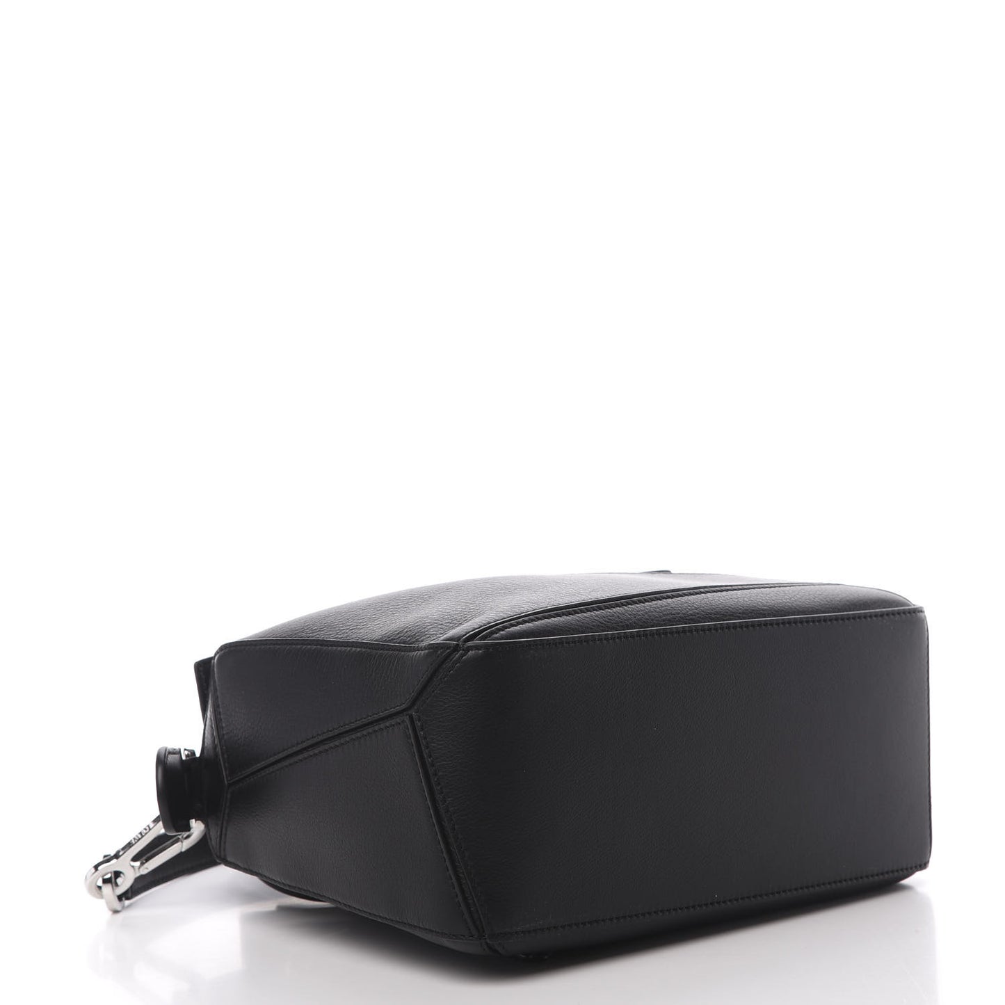 Calfskin Small Puzzle Bag Black