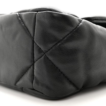 Chanel Goatskin Quilted Medium Chanel 19 Flap Black 10 of 11