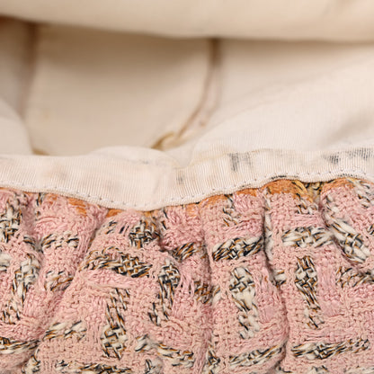 Chanel Tweed Boucle Knitting Bag Pink 12 of 16