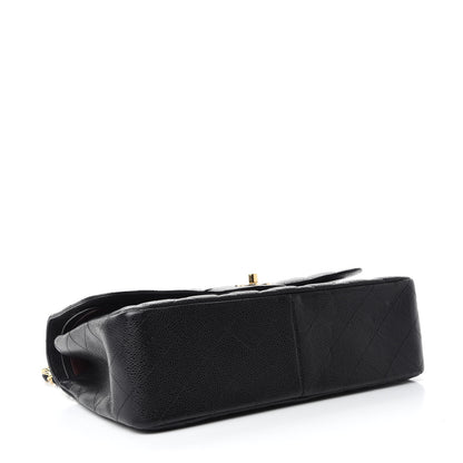 Chanel Caviar Quilted Jumbo Double Flap Black 4 of 11