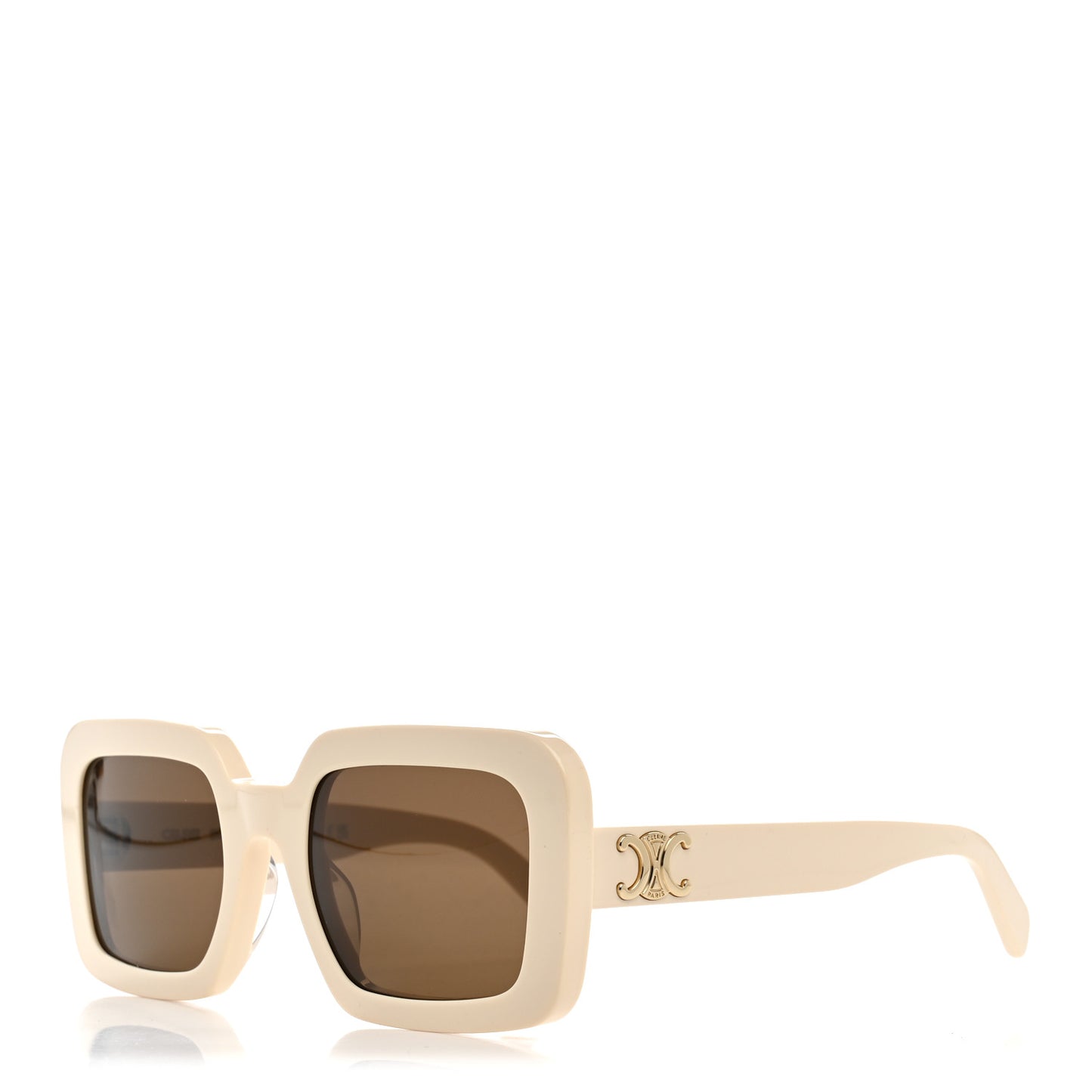 Acetate Triomphe Sunglasses CL40304U Ivory