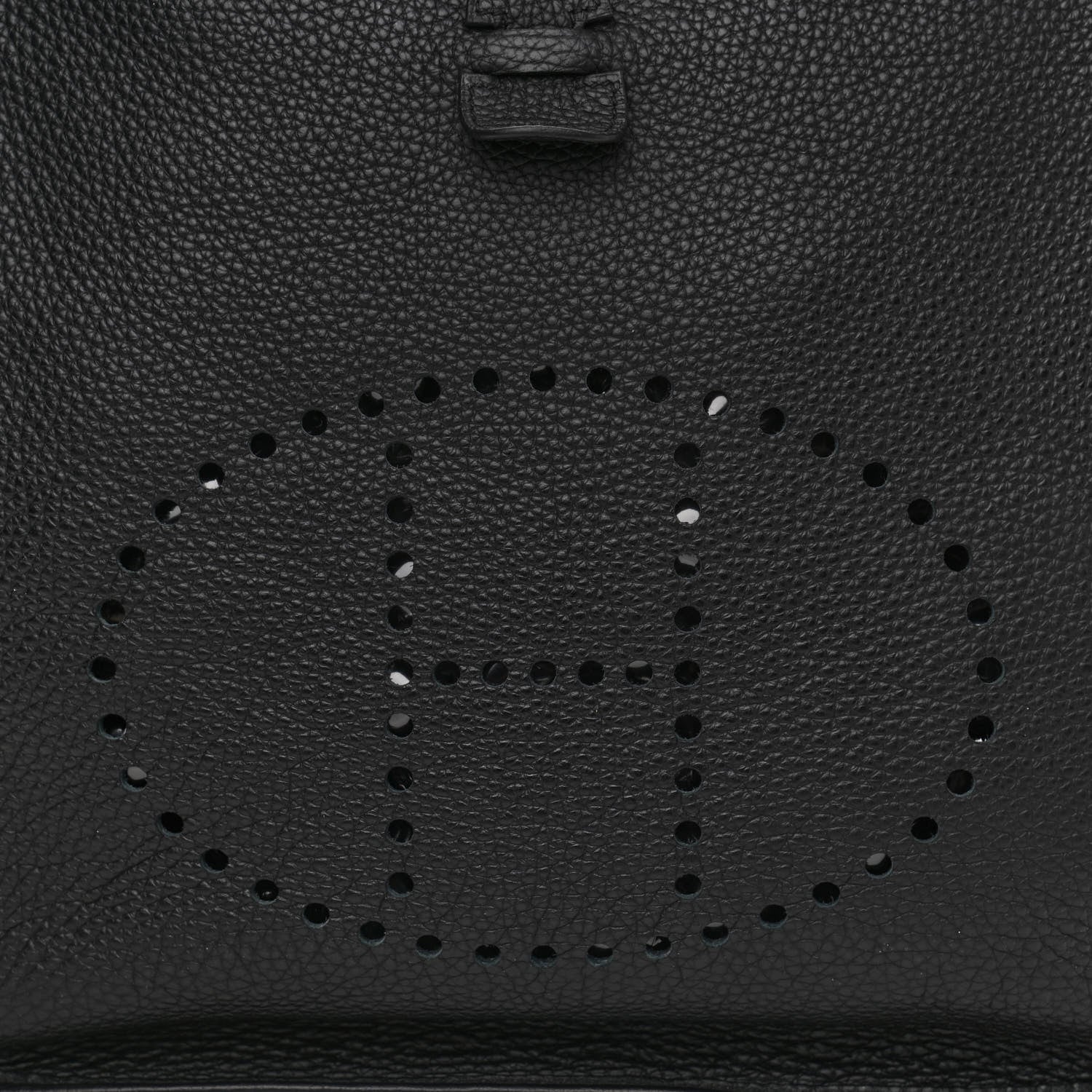 Hermes Taurillon Clemence Evelyne III GM Black 8 of 10