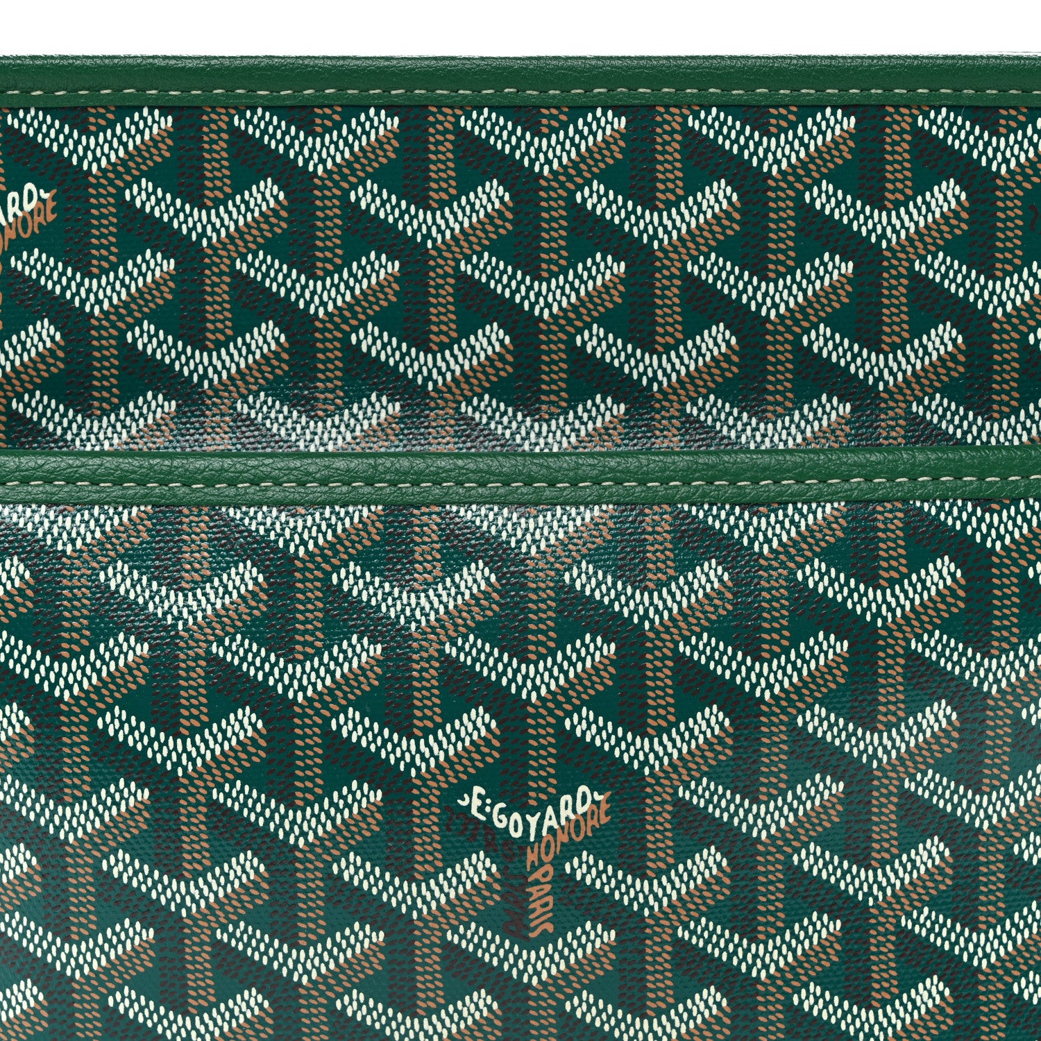 Goyard Goyardine Jouvence Toiletry Pouch MM Green 7 of 9