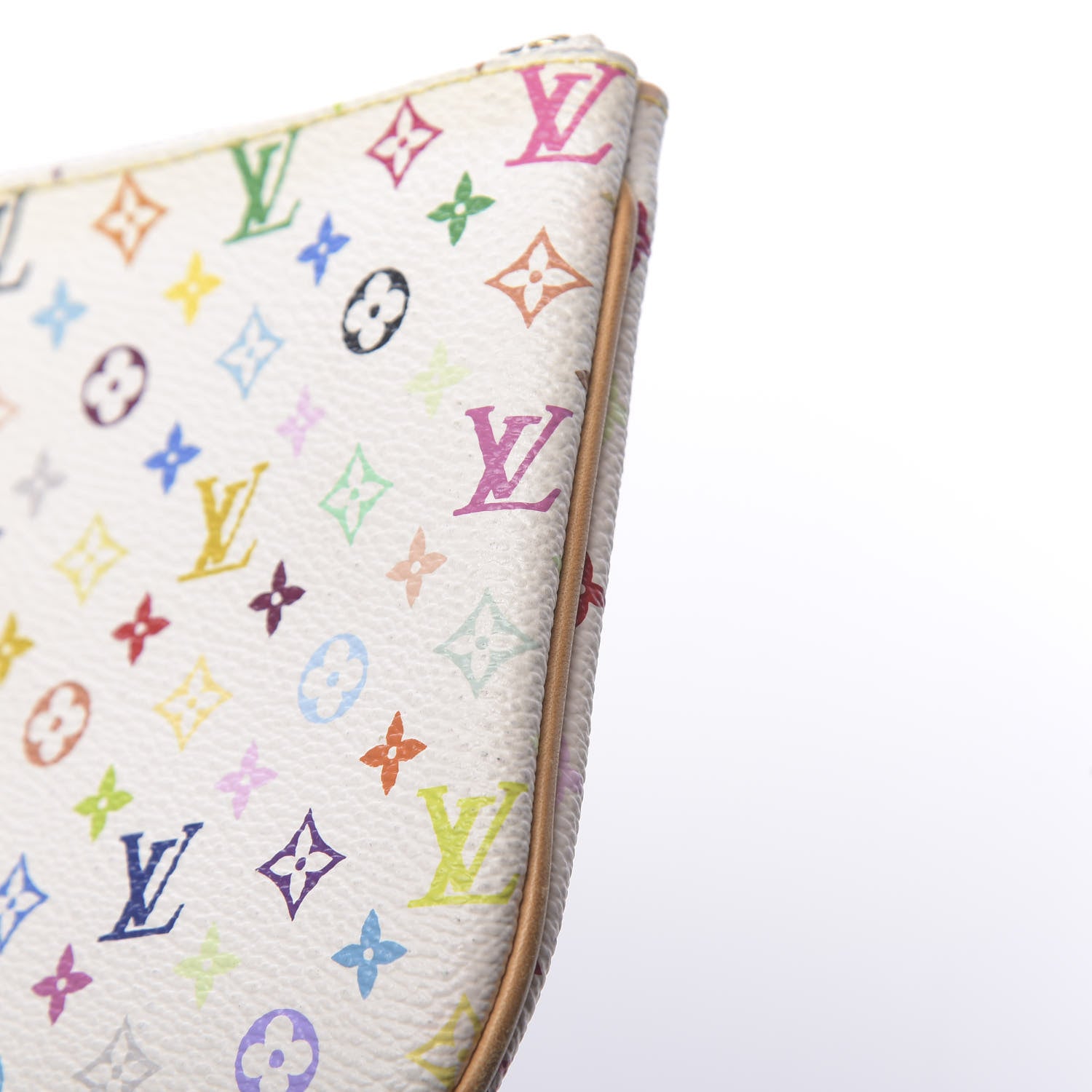 Louis Vuitton Monogram Multicolor Pochette Plate GM White 9 of 9
