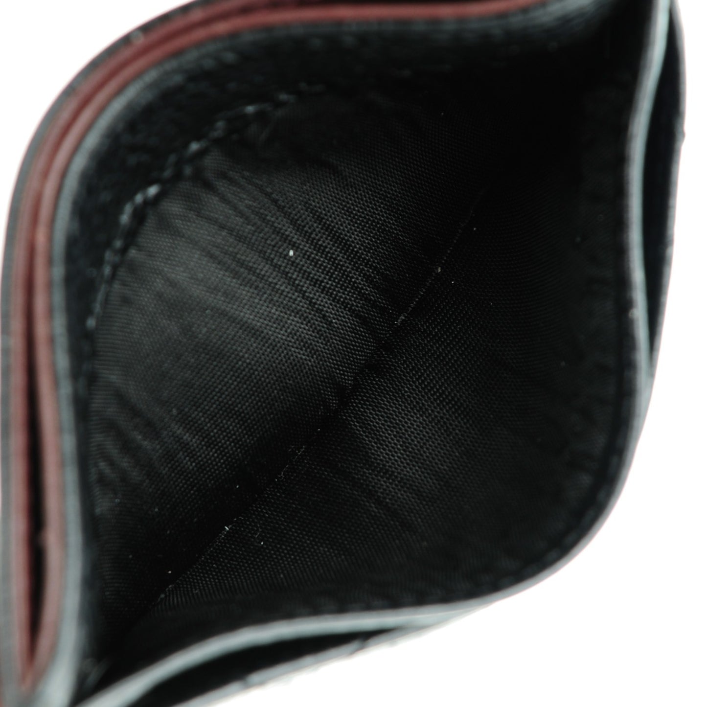 Caviar Quilted Card Holder Black