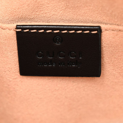 Gucci Calfskin Matelasse Small GG Marmont Chain Shoulder Bag Black 6 of 11