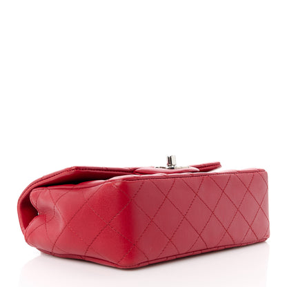 Chanel Lambskin Quilted Mini Rectangular Flap Red 4 of 11