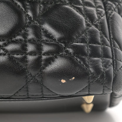 Christian Dior Lambskin Cannage Medium Supple Lady Dior Black 5 of 5