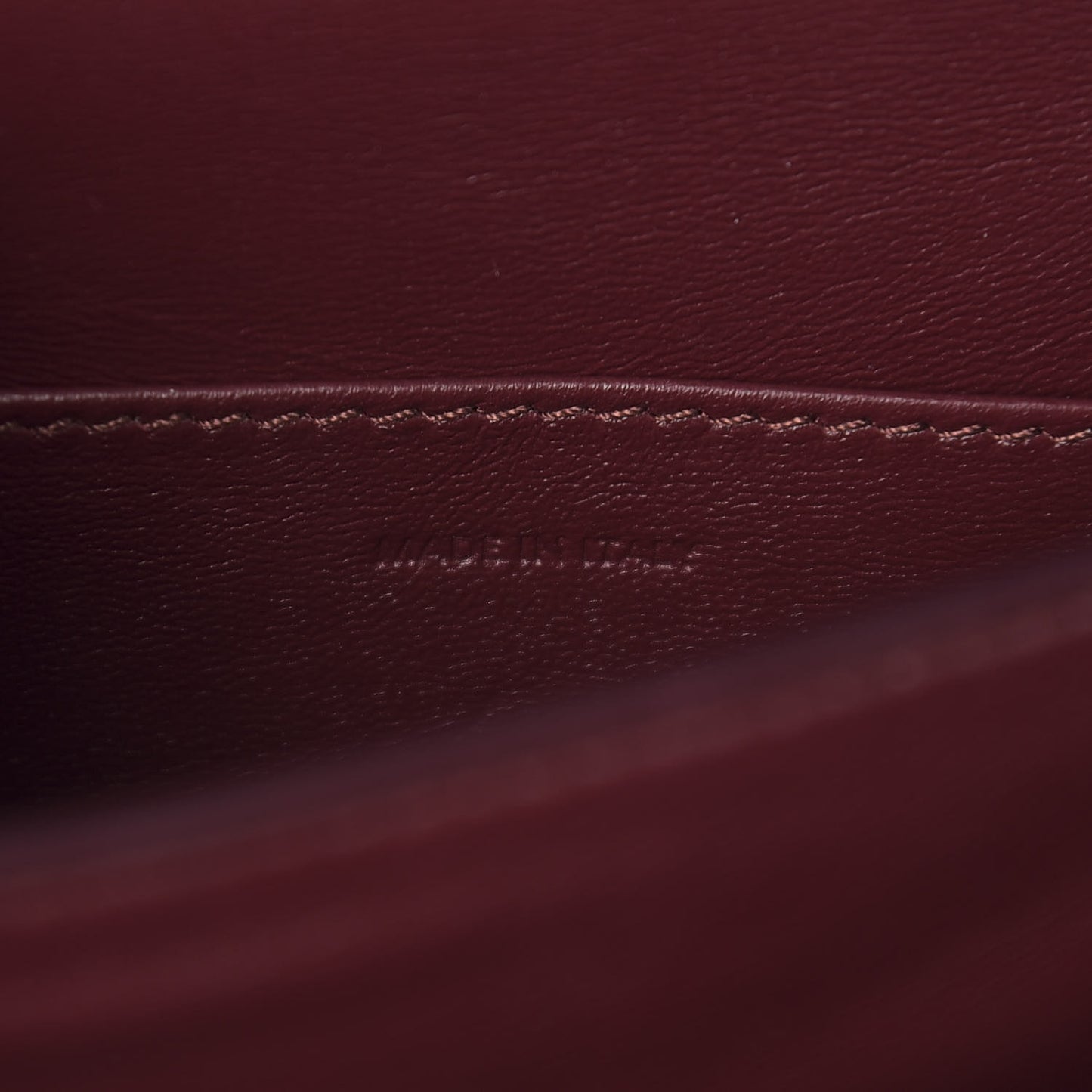 Box Calfskin Teen Classic Box Flap Bag Burgundy