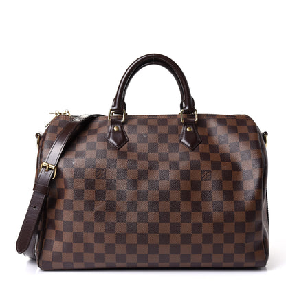 Louis Vuitton Damier Ebene Speedy Bandouliere 35 1 of 12