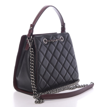 Chanel Caviar Quilted Small CC Bucket Bag Black 3 of 11