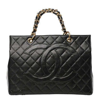 Chanel Caviar Quilted Grand Timeless Tote GTT Black 1 of 11