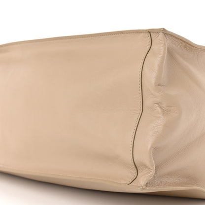 Saint Laurent Vitello Rive Gauche Large Tote Sea Salt 10 of 12