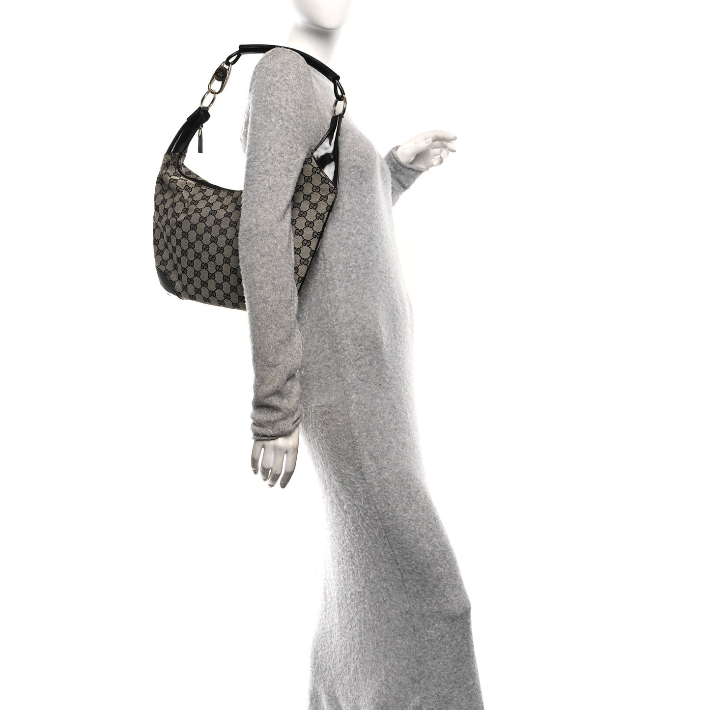 Monogram Classic Ring Hobo Black