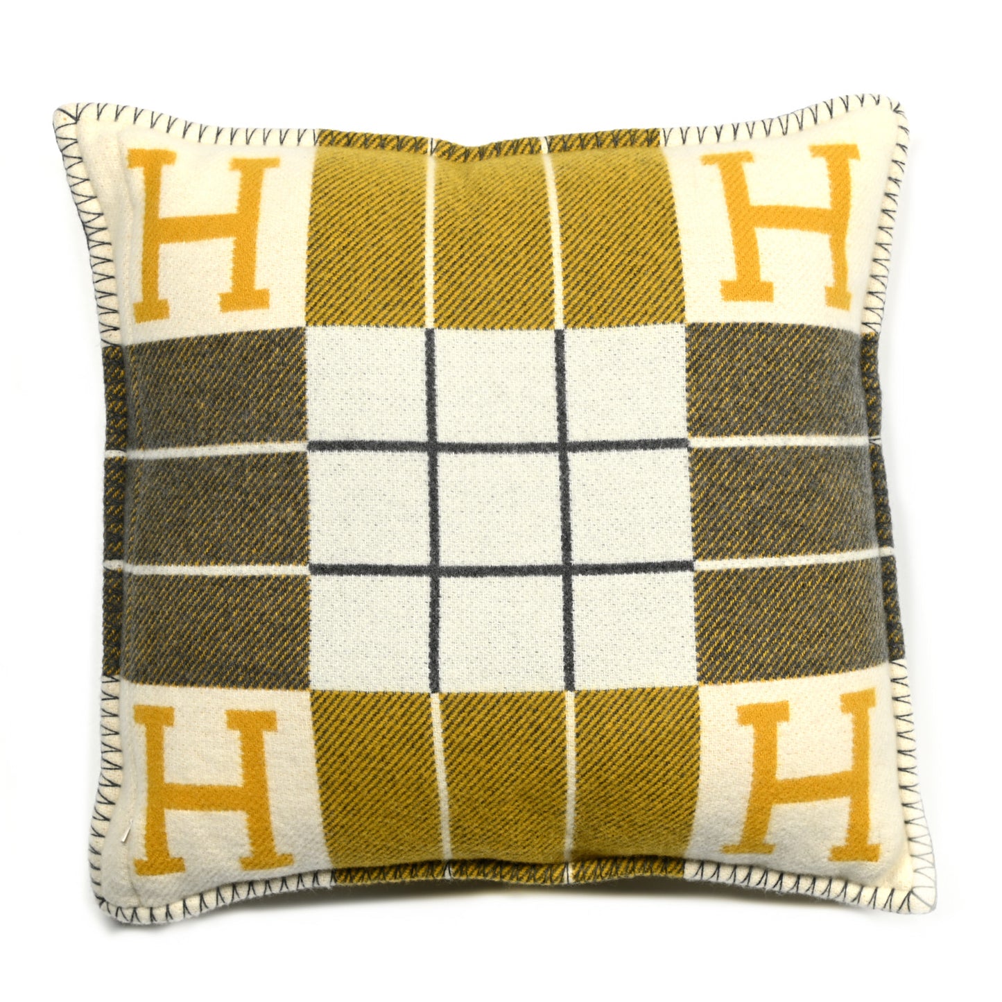 Wool Cashmere Avalon III Pillow PM Gris Soleil