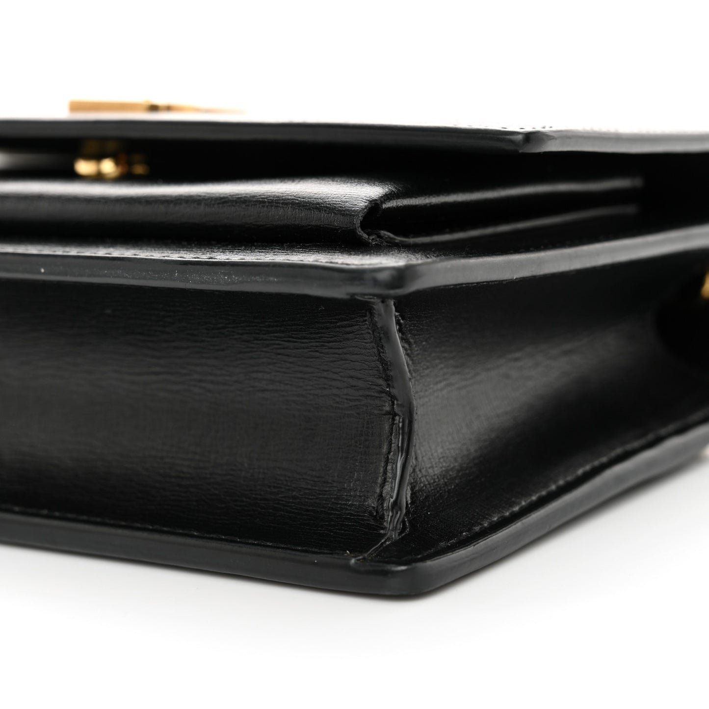 Calfskin Monogram Sunset Chain Wallet Black