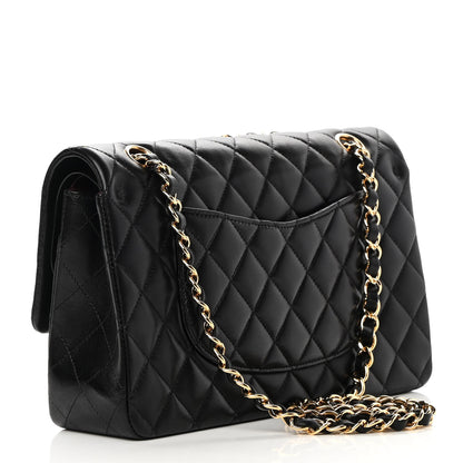 Chanel Lambskin Quilted Medium Double Flap Black 3 of 13