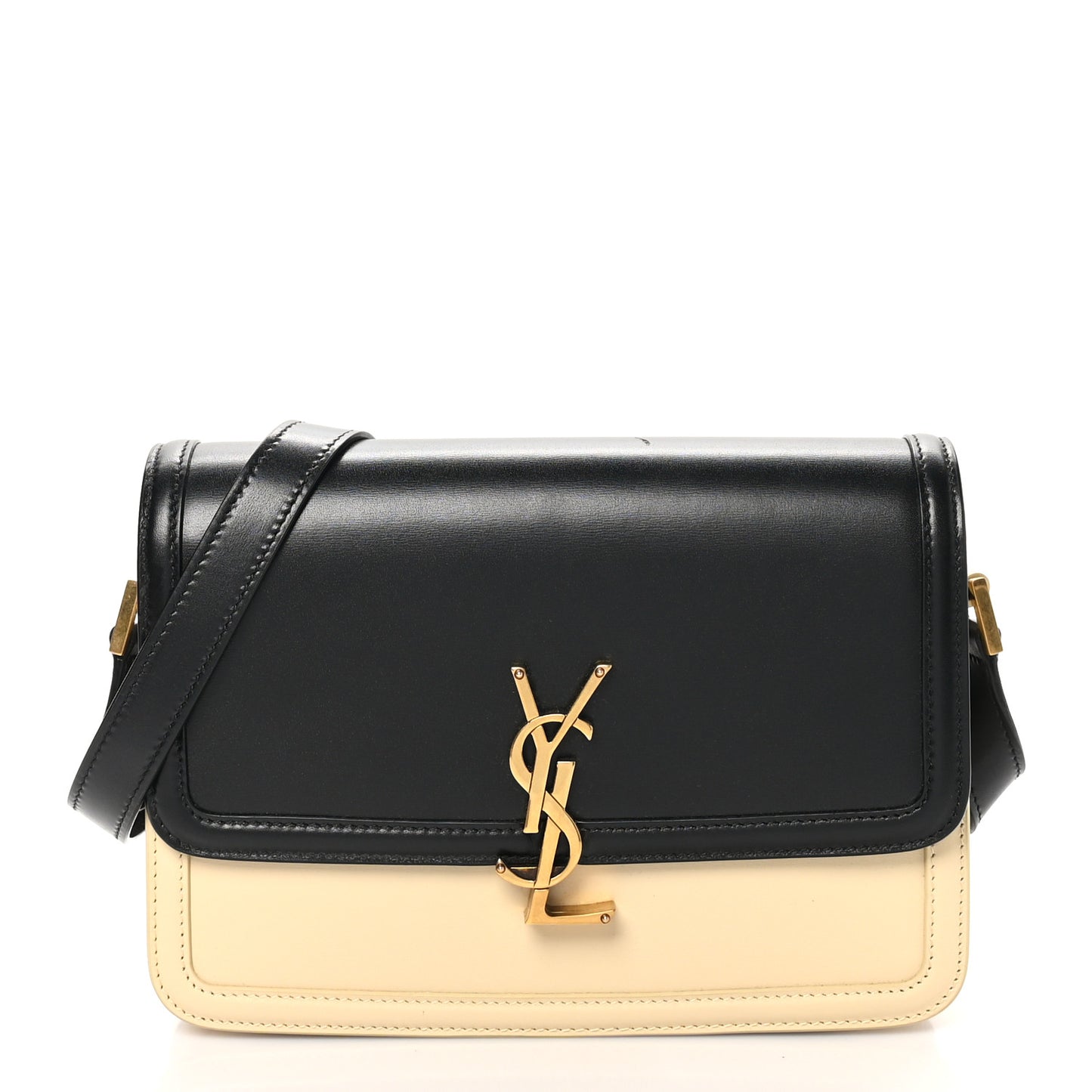 Soft Ultracalfskin Monogram Medium Solferino Satchel Black Burro