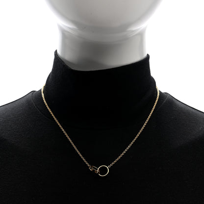 Cartier 18K Yellow Gold Interlocking LOVE Necklace 2 of 5