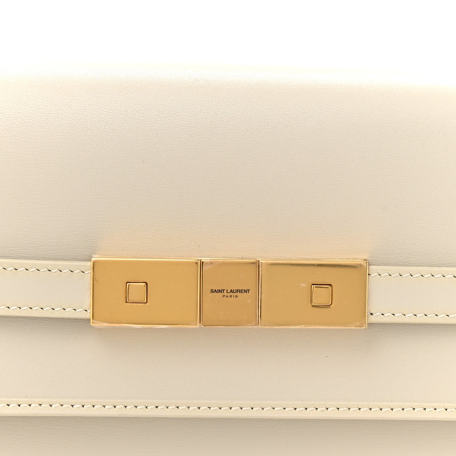Saint Laurent Smooth Calfskin Manhattan Shoulder Bag Crema Soft 8 of 14