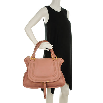 Chloe Calfskin Large Marcie Satchel Anemone Pink 2 of 7