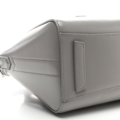 Givenchy Box Calfskin Mini Lock Antigona Shoulder Bag Medium Grey 7 of 8