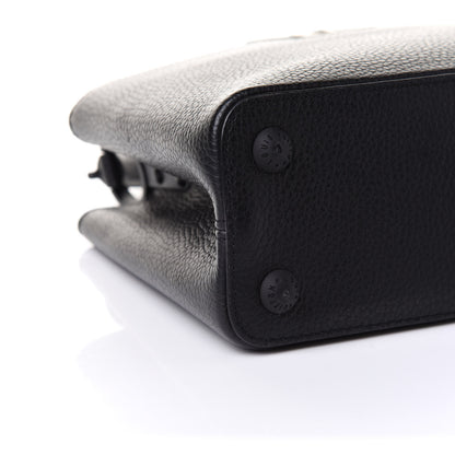 Louis Vuitton Taurillon Capucines BB Matte Black 7 of 8