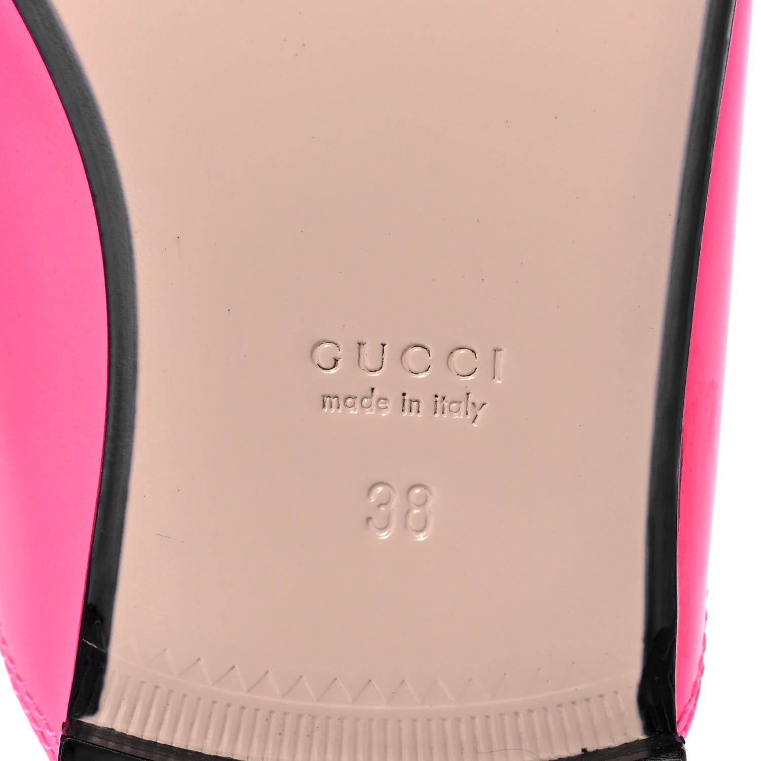Gucci Calfskin Womens Princetown Slippers 38 Fuxia Fluo 6 of 10