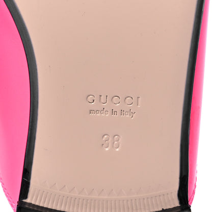 Gucci Calfskin Womens Princetown Slippers 38 Fuxia Fluo 6 of 10