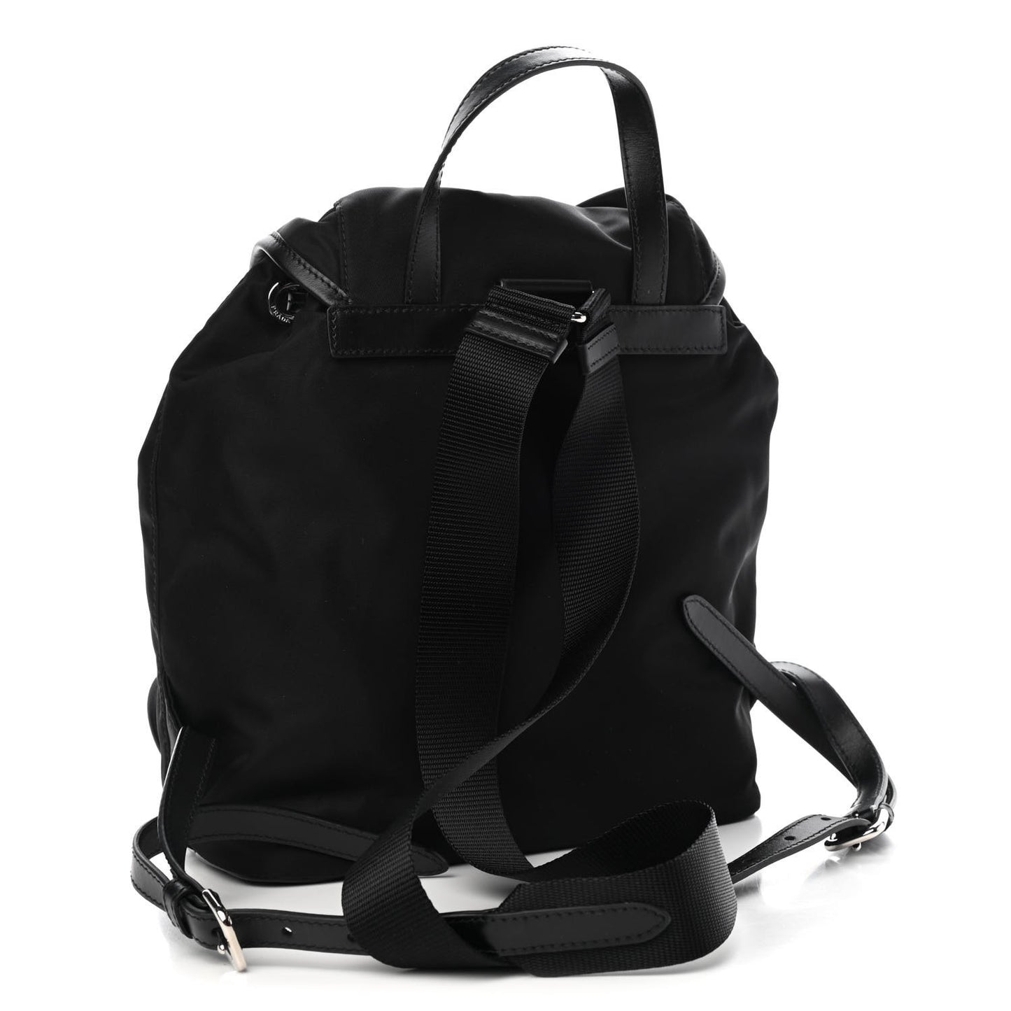Tessuto Nylon Vitello Backpack Black