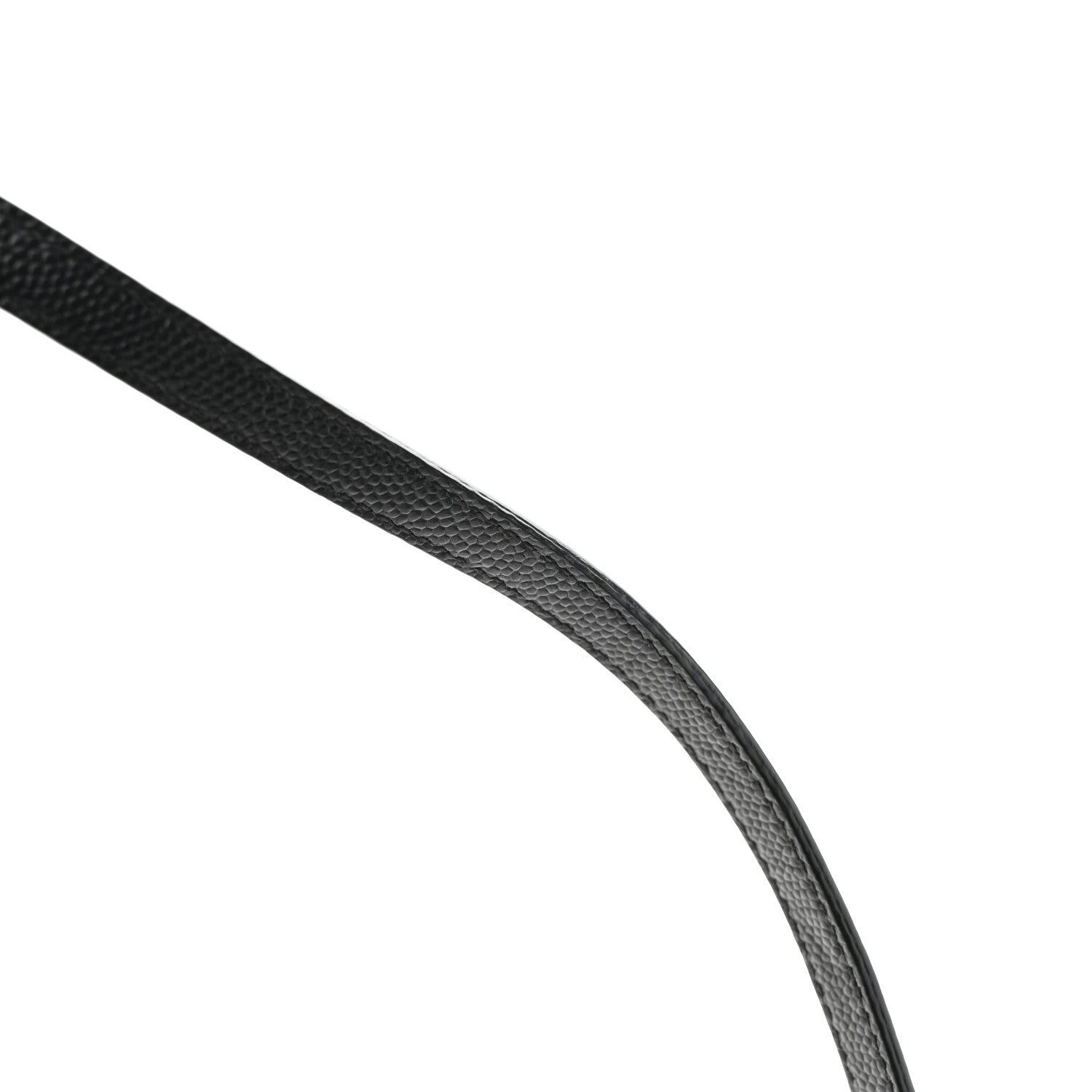 Saint Laurent Grain De Poudre Matelasse Chevron Monogram Envelope Chain Wallet Black 13 of 14