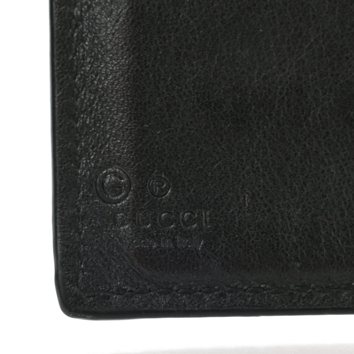 Gucci Microguccissima Bi-Fold Wallet Black 7 of 9