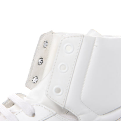 Saint Laurent Calfskin Womens Court Classic SL/01H High Top Sneakers 41 White 8 of 12