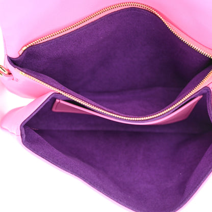 Louis Vuitton Lambskin Embossed Monogram Vuittamins Pochette Coussin Rose Violet 5 of 9