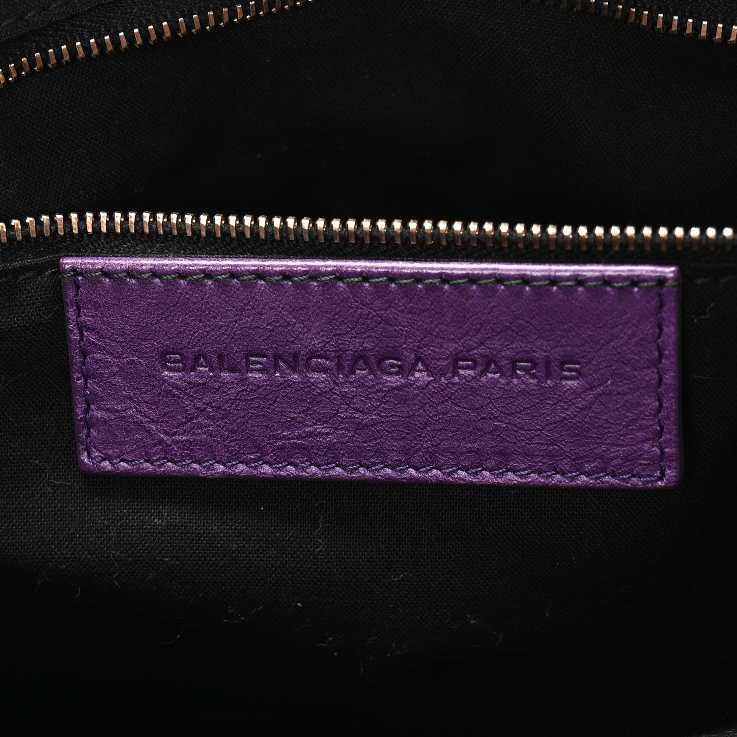 Balenciaga Agneau Giant 12 Rose Gold Hardware City Dark Violet 7 of 11