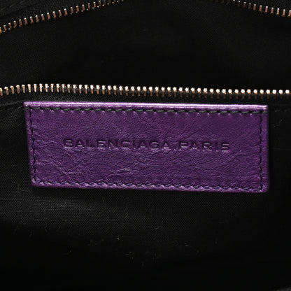 Balenciaga Agneau Giant 12 Rose Gold Hardware City Dark Violet 7 of 11