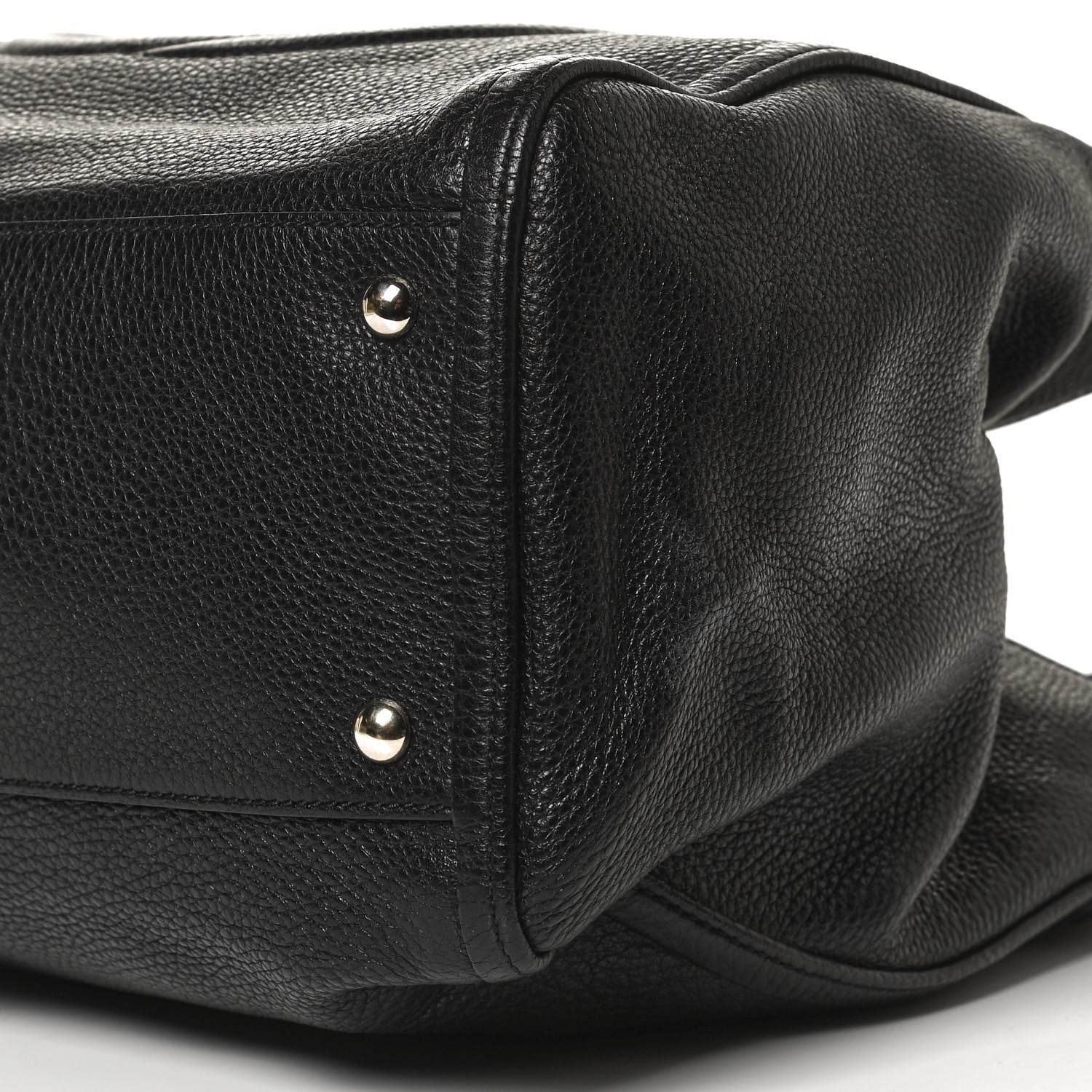 Gucci Pebbled Calfskin Medium Soho Shoulder Bag Black 10 of 10